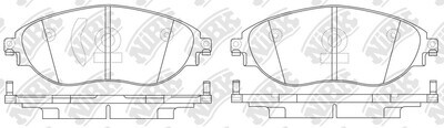 D1633 BROTHERS  BRAKE PADS FRONT