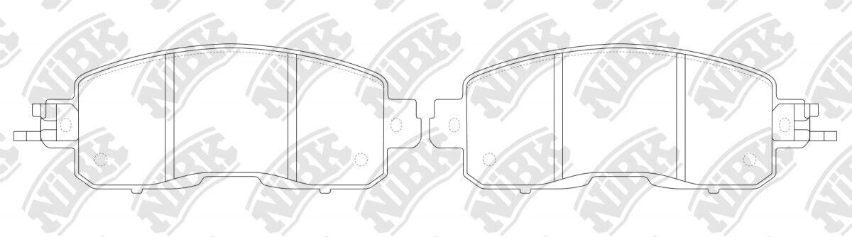 D1650 ZHEN ZHI DA  BRAKE PADS FRONT