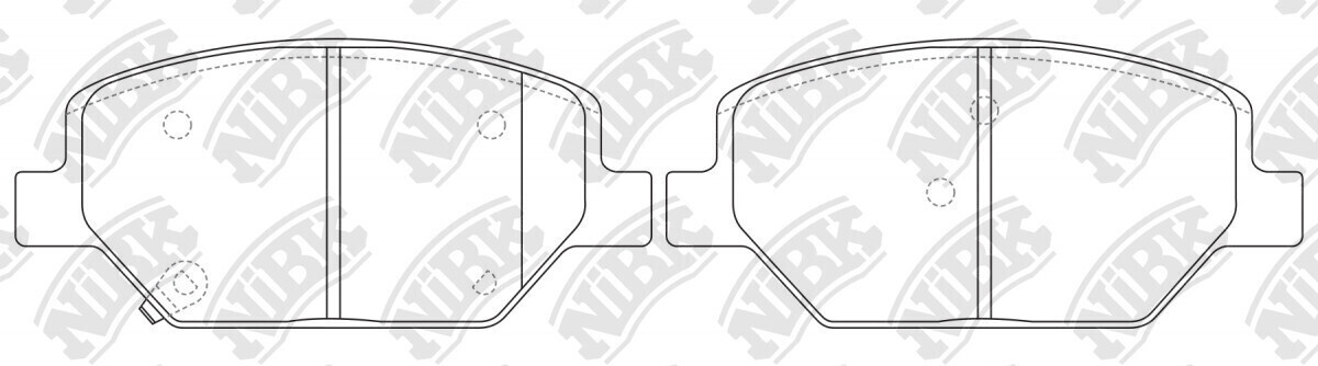 D1886 GEK  BRAKE PADS FRONT