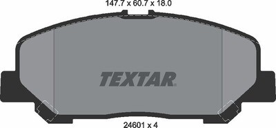 D1524 HUARUIFENG  BRAKE PADS FRONT