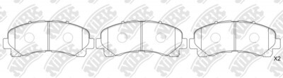 D1677 BROAKE  BRAKE PADS FRONT