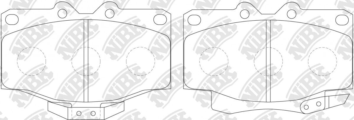 D2096 CAC  BRAKE PADS FRONT