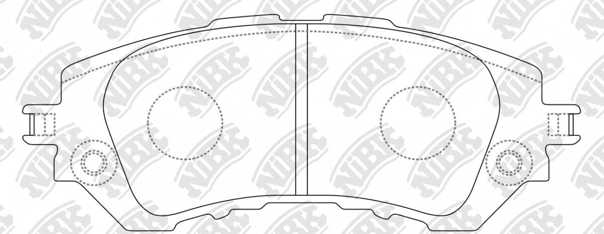 D2343 POWERLOTOS  BRAKE PADS FRONT