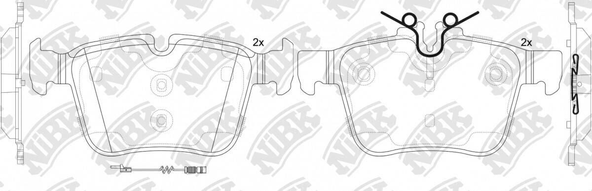 0084201320 25353 FRAS-ME  BRAKE PADS REAR