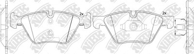 D1504 FRAS-ME  BRAKE PADS FRONT