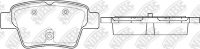 D1621 HUARUIFENG  BRAKE PADS REAR