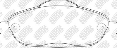 D1696 GAM  BRAKE PADS FRONT