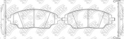 D1702 NAO  BRAKE PADS FRONT