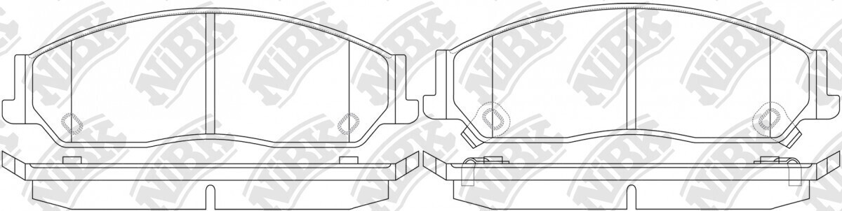 D1726 POWERLOTOS  BRAKE PADS FRONT
