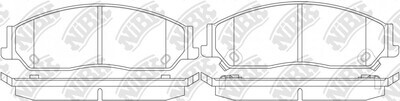 D1726 POWERLOTOS  BRAKE PADS FRONT