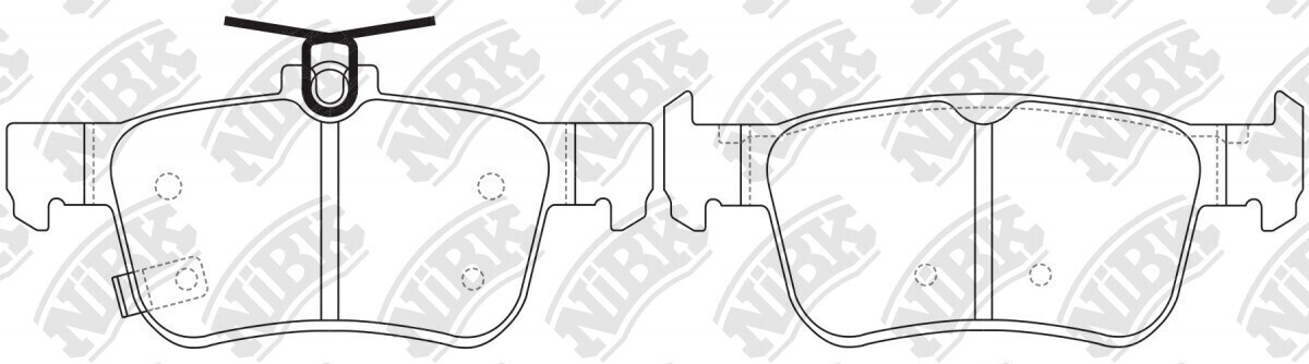 D1878 HADHAM  BRAKE PADS REAR