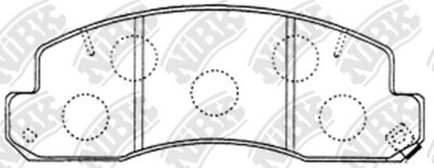 D2052 SUPER GRIP  BRAKE PADS FRONT