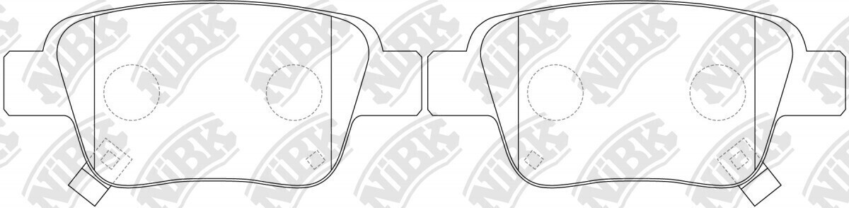 D2239 GEK  BRAKE PADS REAR
