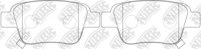 D2239 GEK  BRAKE PADS REAR