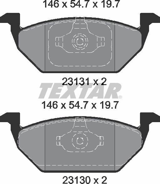 23130 SUPER GRIP  BRAKE PADS FRONT