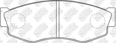 D1080 BENDIX  BRAKE PADS FRONT
