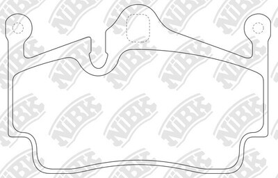 D1134 BKS  BRAKE PADS REAR