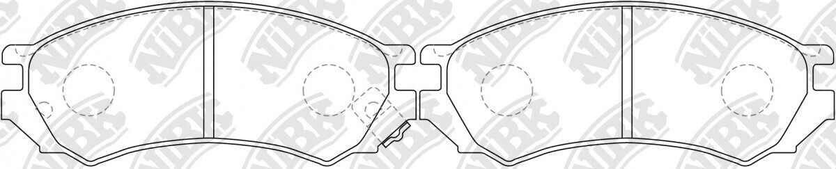 BP1547M MIDAS  BRAKE PADS FRONT