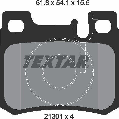 21301 HKJ  BRAKE PADS REAR