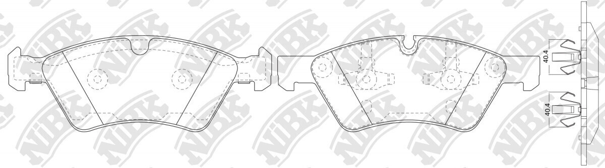 D1123 GAM  BRAKE PADS FRONT