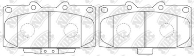 D1199 MAGNUM PRO  BRAKE PADS FRONT