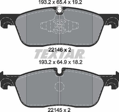 5SP1965 SAMKO  BRAKE PADS FRONT