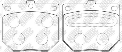 D1019 POWERLOTOS  BRAKE PADS FRONT