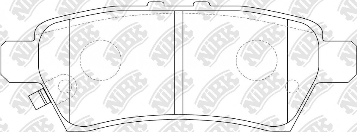 D1101 BOLANG  BRAKE PADS REAR