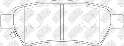 D1101 BOLANG  BRAKE PADS REAR