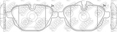 24561 FRAS-ME  BRAKE PADS REAR