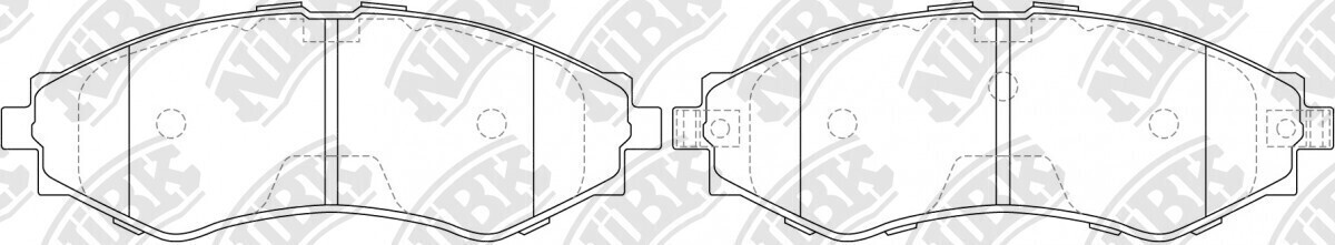 AT797 ATE  BRAKE PADS FRONT 13.0464-2247.2
