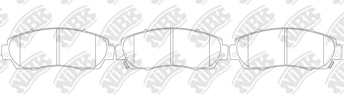 D1089 YBD  BRAKE PADS FRONT