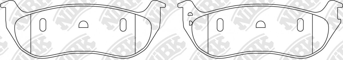 D1109 RB WOLF  BRAKE PADS REAR