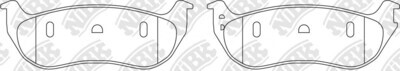 D1109 RB WOLF  BRAKE PADS REAR