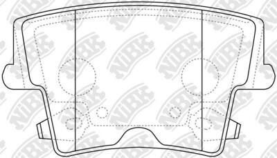 D1057 FRAS-ME  BRAKE PADS REAR