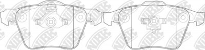 D1111 CARDIFF  BRAKE PADS FRONT