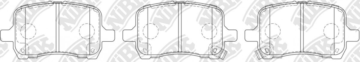 D1160 CYFC  BRAKE PADS REAR