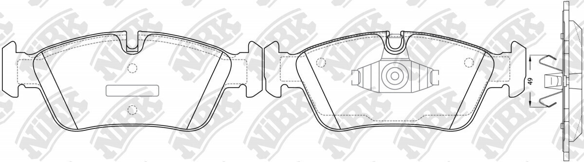 D1228 CYFC  BRAKE PADS FRONT