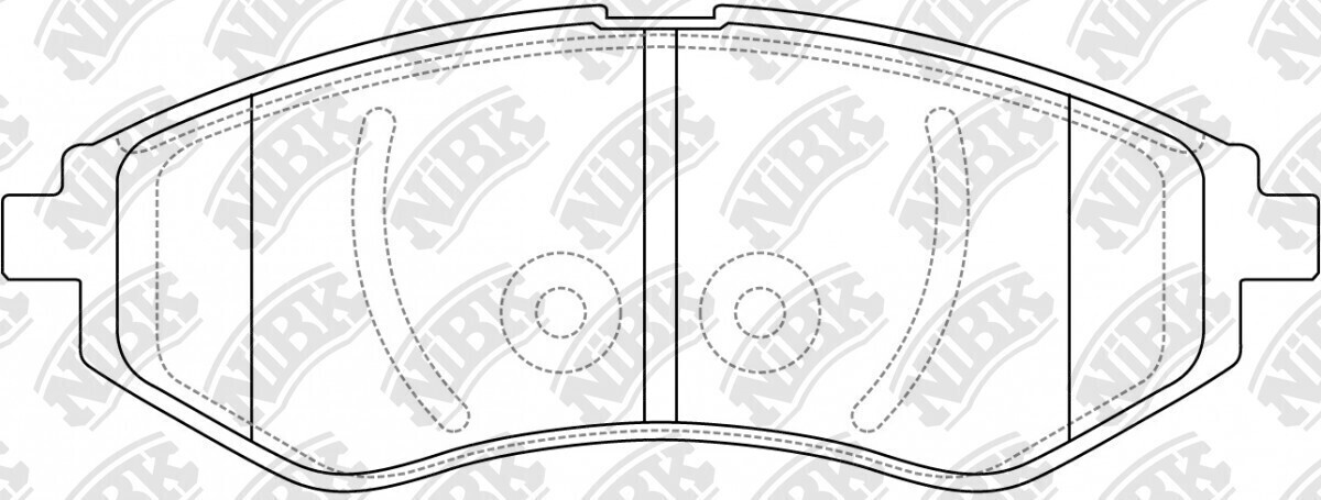 D1269 NEW YORK  BRAKE PADS REAR