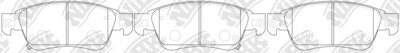 D1287 HUARUIFENG  BRAKE PADS FRONT