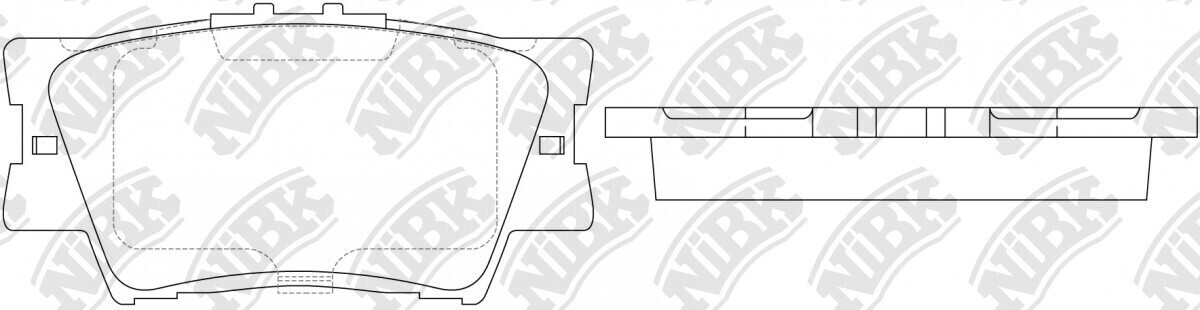 D1212 NEW YORK  BRAKE PADS REAR