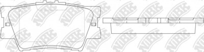 D1212 NAPA  BRAKE PADS REAR