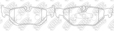 D1267 BORY  BRAKE PADS REAR