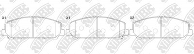 D1286 BENDIX  BRAKE PADS FRONT