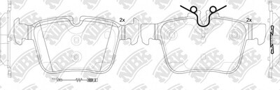 0084201320 25353 FRAS-ME  BRAKE PADS REAR
