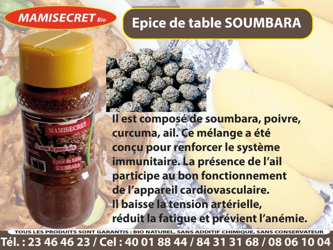 EPICE DE TABLE SOUMBARA