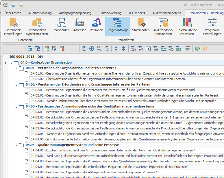 DIN EN ISO 9001:2015 | Systemaudit