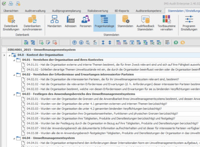 DIN EN ISO 14001:2015 |
 Anforderungen an ein Umweltmanagementsystem
