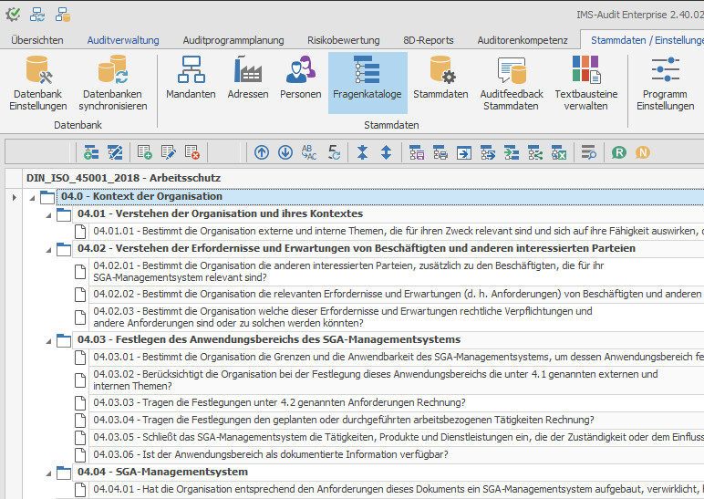 DIN EN ISO 45001:2018 | Arbeitsschutzmanagementsystem