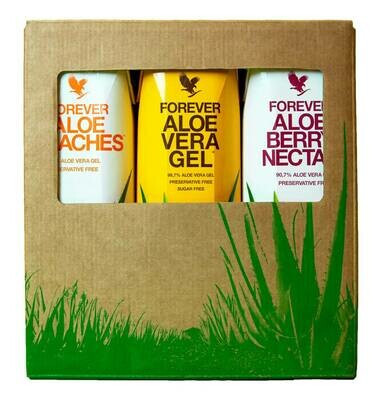 Aloe Mixed Gel Tripack + Free Measuring Glass